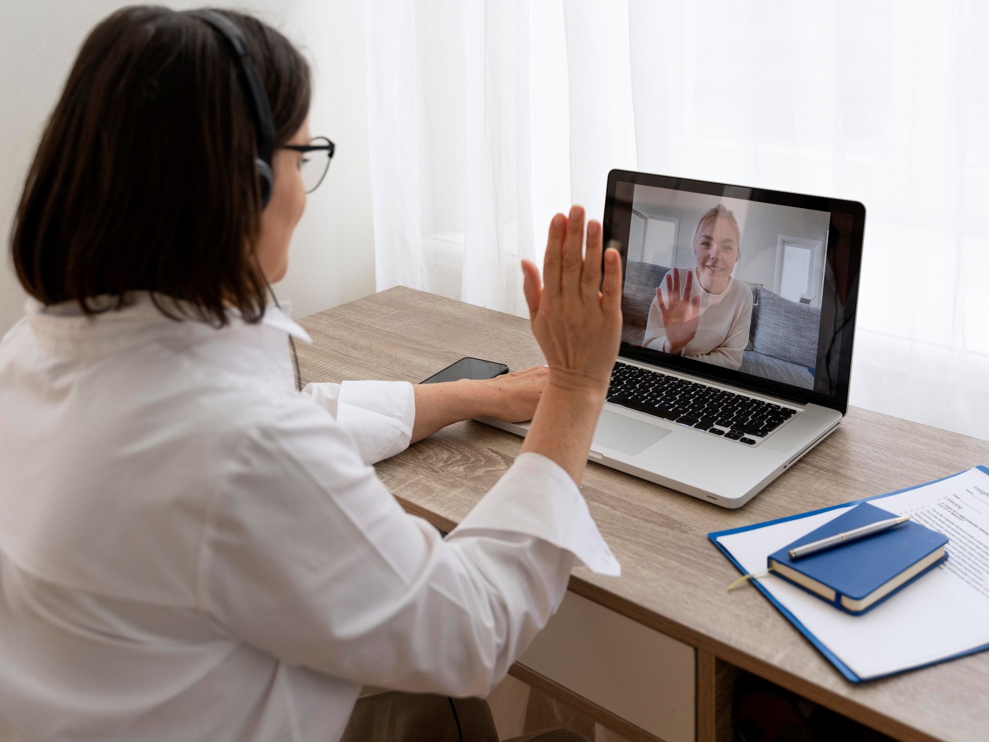 english-teacher-doing-her-lessons-online - Edited