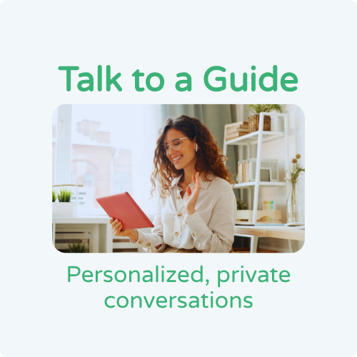 Talk to a Guide_Connect Hub Content